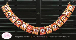 Thanksgiving Owl Happy Birthday Banner Party Girl Boy Fall Harvest Orange Brown Autumn Turkey Pumpkin Boogie Bear Invitations Rylan Theme